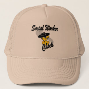 Social Worker Chick #4 Trucker Hat