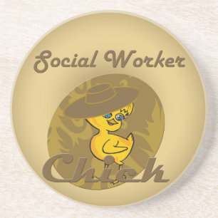 Social Worker Chick #6 Coaster