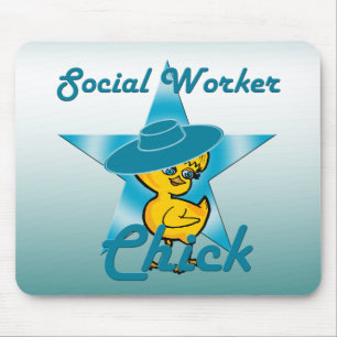 Social Worker Chick #7 Mouse Pad