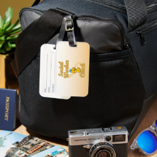 Social Worker Chick Luggage Tag