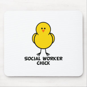Social Worker Chick Mouse Pad