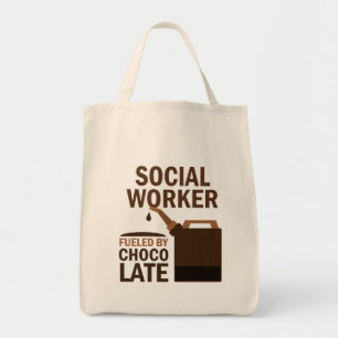 Social Worker (Funny) Chocolate Tote Bag