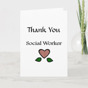 Social Worker GH You Thank You Card