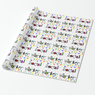 Social Worker Gift Wrapping Paper