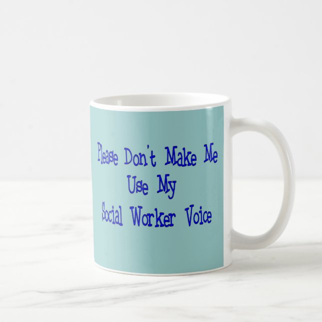Social Worker Gifts Coffee Mug (Right)