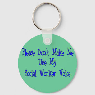 Social Worker Gifts Key Ring