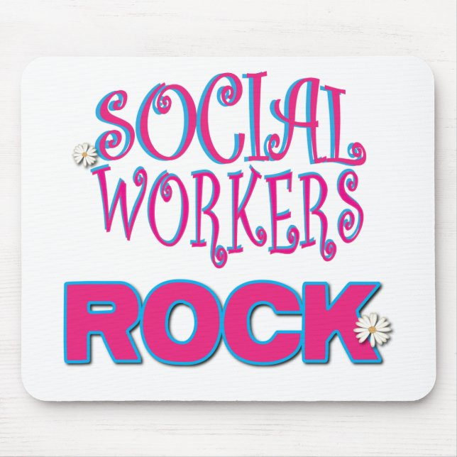 Social Worker Gifts Mouse Pad (Front)