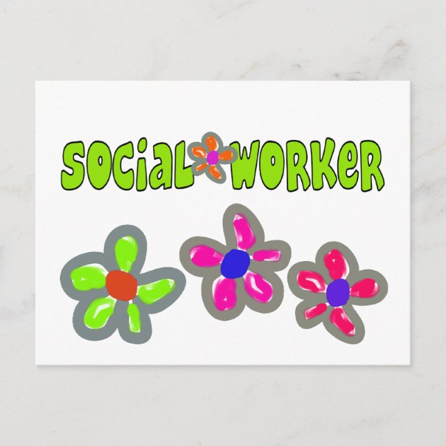 Social Worker Gifts Postcard (Front)
