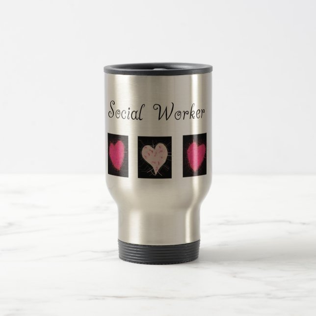 Social Worker Gifts Travel Mug (Center)
