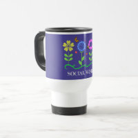 "Social Worker," Graphic Spring Flowers