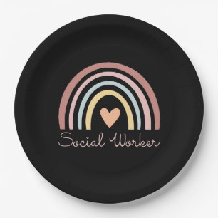 Social Worker II Paper Plate