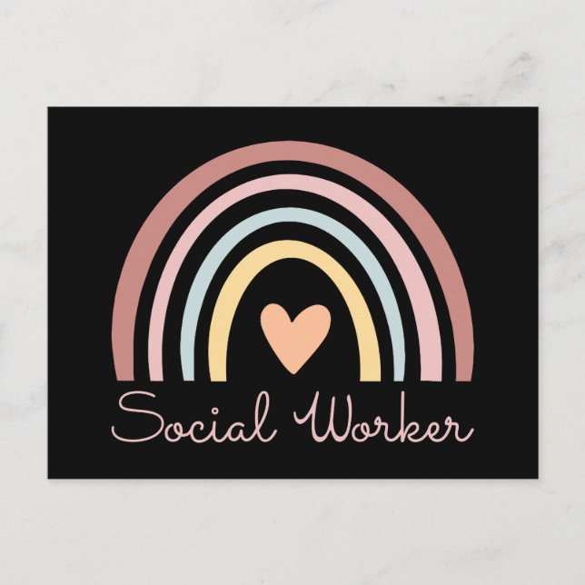 Social Worker II Postcard (Front)