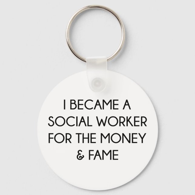 Social Worker Key Ring (Front)