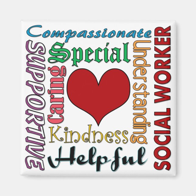 Social Worker Magnet (Front)