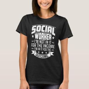 Social Worker Masters Worker Graduation T-Shirt