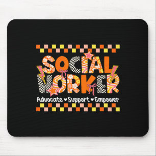 Social Worker Month Advocate Support Empower Women Mouse Pad