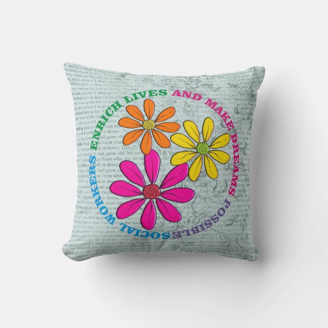 Social Worker Pillow (Front)