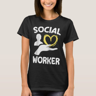 Social Worker Social Educator Caregiver School Soc T-Shirt