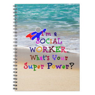 Social Worker to the Rescue Spiral Notebook