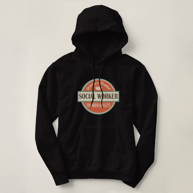 Social Worker Vintage Job Logo Tee (Design Front)