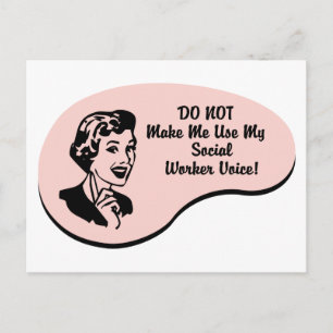 Social Worker Voice Postcard
