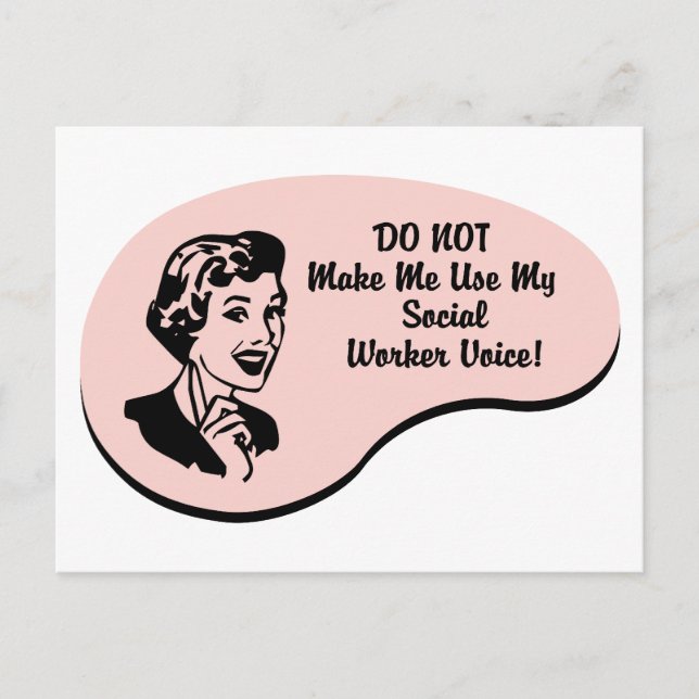 Social Worker Voice Postcard (Front)