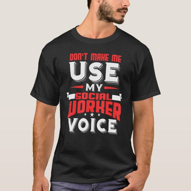 Social Worker Work Graduation Msw Masters Degree T-Shirt (Front)