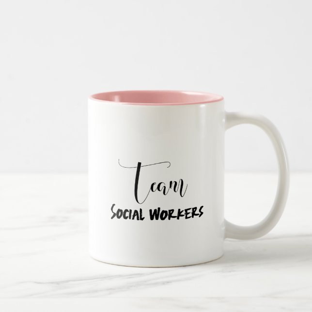 Social Workers - Social Work Gift Ideas Two-Tone Coffee Mug (Right)
