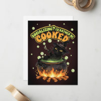 Socialising Rather Be Cooked Introvert Halloween