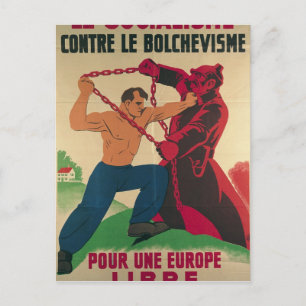 Socialism Against Bolshevism for a Free Postcard