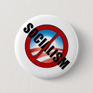 Socialism Buster 6 Cm Round Badge