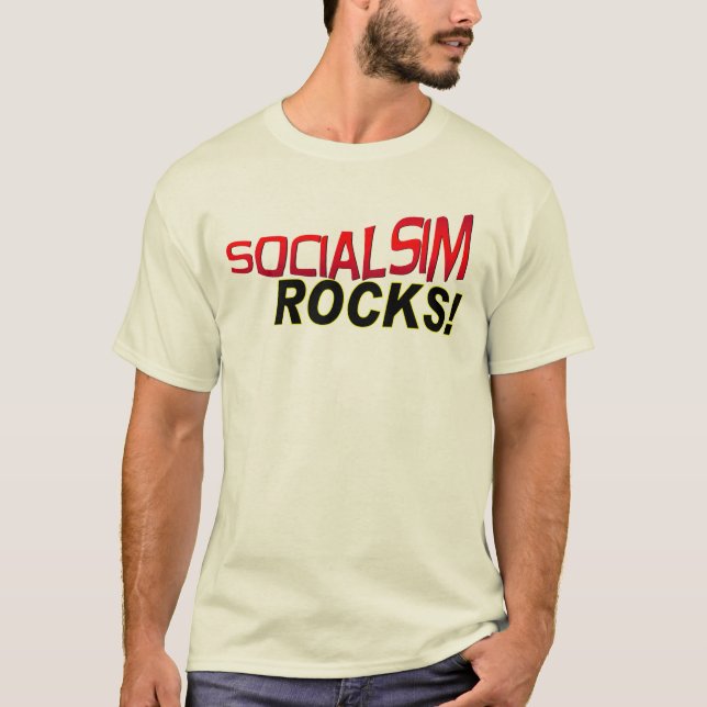 socialism rocks T-Shirt (Front)