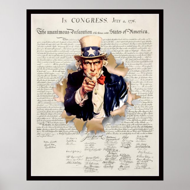 Socialism USA ~ Uncle Sam ~ Over My Dead Body! ~*~ Poster (Front)
