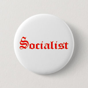 Socialist 6 Cm Round Badge
