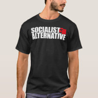 Socialist Alternative Logo (White Text) Classic T-