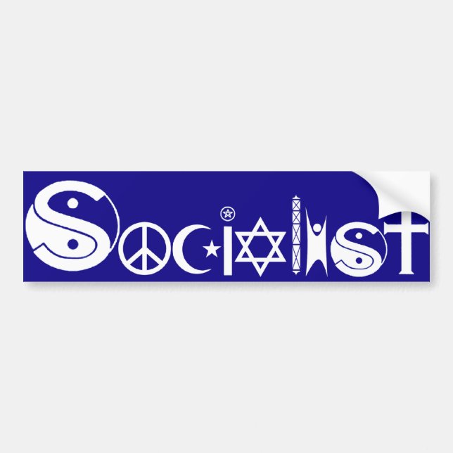 Socialist Bumper Sticker (Front)