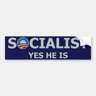 Socialist Obama Bumper Sticker