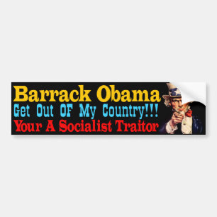 Socialist Traitor Bumper Sticker