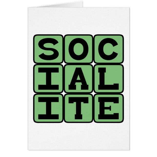 Socialite, Party Goer (Front)