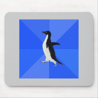 Socially Awkward Penguin Advice Animal Meme Mouse Pad