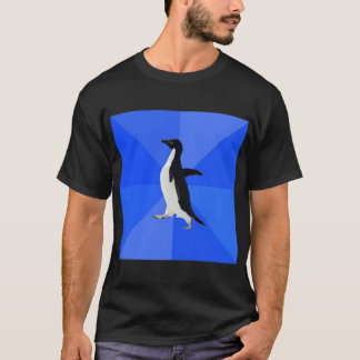 Socially Awkward Penguin Advice Animal Meme T-Shirt