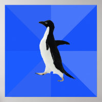 Socially Awkward Penguin ("Customise" to add text)