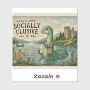 Socially Elusive Nessie Cosy Cryptid Loch Ness 