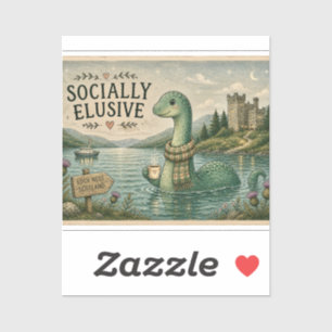 Socially Elusive Nessie Cosy Cryptid Loch Ness 