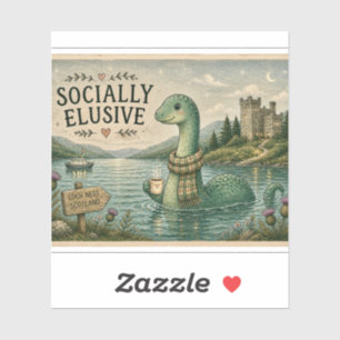 Socially Elusive Nessie Cosy Cryptid Loch Ness 