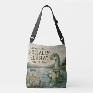 Socially Elusive Nessie Cosy Cryptid Loch Ness Crossbody Bag