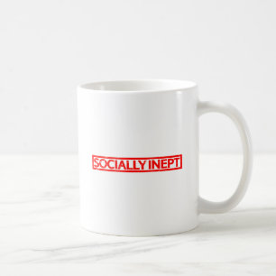 Socially Inept Stamp Coffee Mug