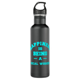 Socialworker Happiness Being This Job Occupation 710 Ml Water Bottle