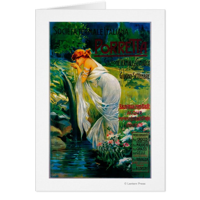 Societa Termale Italiana Vintage PosterEurope (Front)