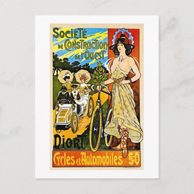 Societe' de Construction De l' Ouest - Diort Postcard (Front)